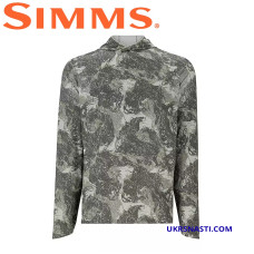 Худи Simms SolarFlex Hoody Back Eddy Willow